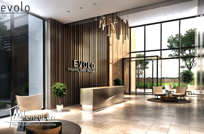 RESIDENCE EVOLO AU JARDINS DE CARTHAGE/ 92 700 100 / 52 207 169