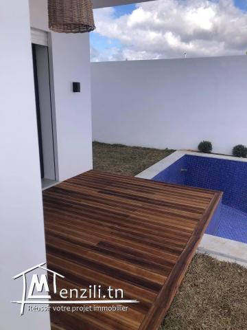 Duplex avec piscine a hammamet nord