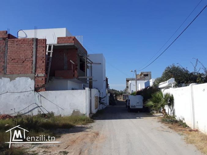 Terrain viabilisé 231m eau électricité gaz de ville Hammamet