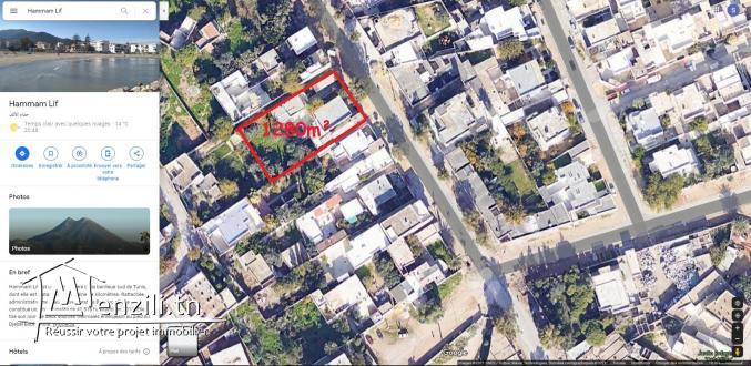 Vieille maison sur terrain de 1280m²