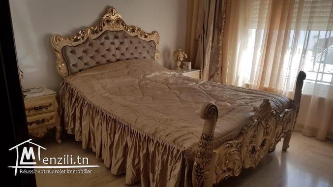 Appartement haut standing rez de chaussee avec jardin a la soukra.