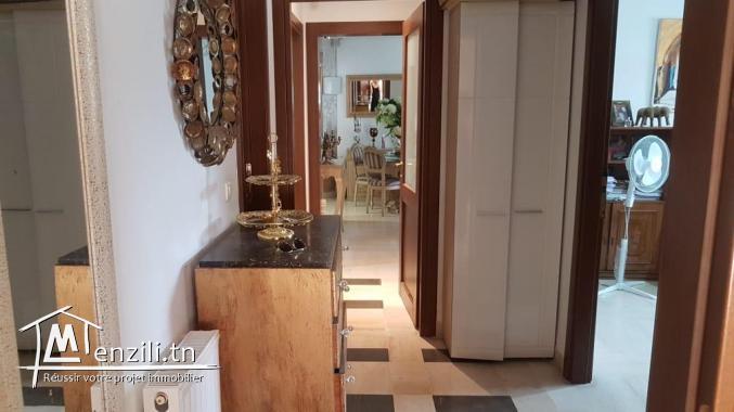 Appartement haut standing rez de chaussee avec jardin a la soukra.