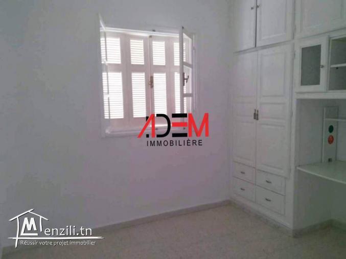 Spacieux RDC de type S3 a Sahloul