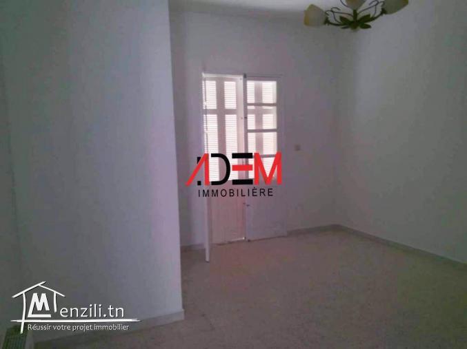 Spacieux RDC de type S3 a Sahloul