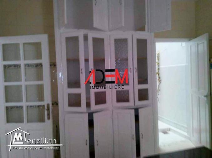 Spacieux RDC de type S3 a Sahloul