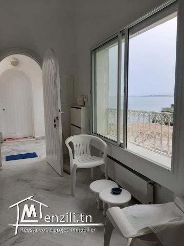 Corniche d'Hammamet charmant S+1 les pieds dans l'eau