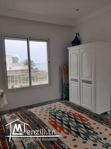 Corniche d'Hammamet charmant S+1 les pieds dans l'eau