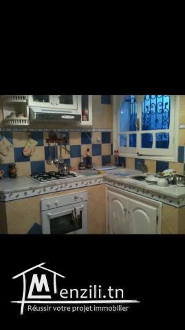 Hammamet Nord à deux pas de la mer coquet duplex S+3 meublé