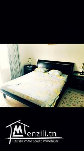 Hammamet Nord à deux pas de la mer coquet duplex S+3 meublé