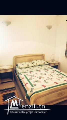 Hammamet Nord à deux pas de la mer coquet duplex S+3 meublé