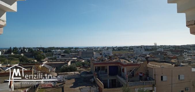 Hammamet sud S+2 neuf au 2ème étage d'une maison familiale