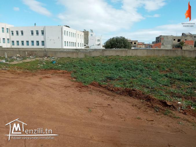 A vendre terrain d’habitation près de lycée jadaria Kelibia