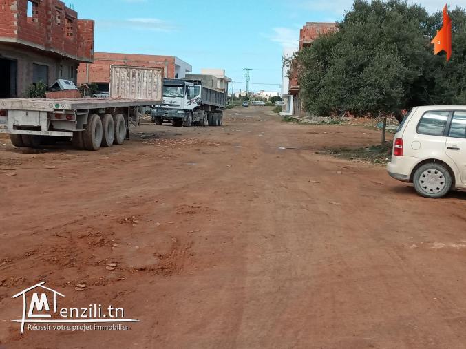A vendre terrain d’habitation près de lycée jadaria Kelibia