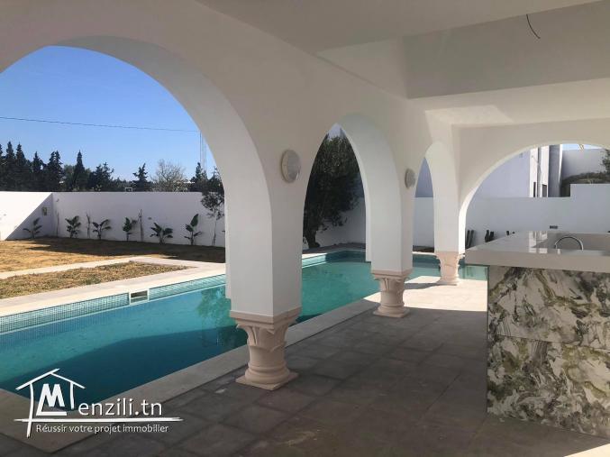 Villa s+5 elmonchar hammamet