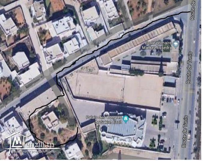 a vendre terrain et un villa 1270 m