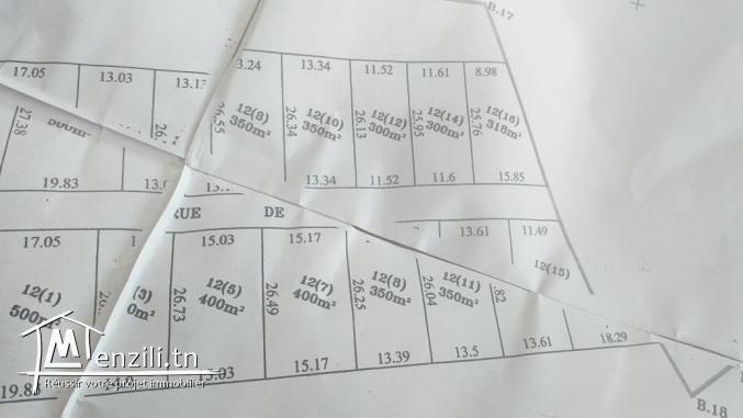 beau terrain jardin el menzah  kiosque oilibya