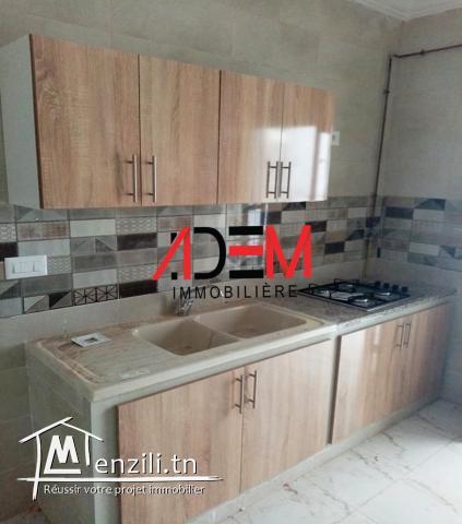 Etage de maison de type S2 a Khzema