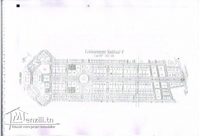 Terrain constructible R+10 à Sahloul 4