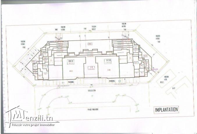 Terrain constructible R+10 à Sahloul 4