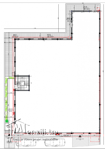 Dépôt 660 m2 à Bhar Lazreg