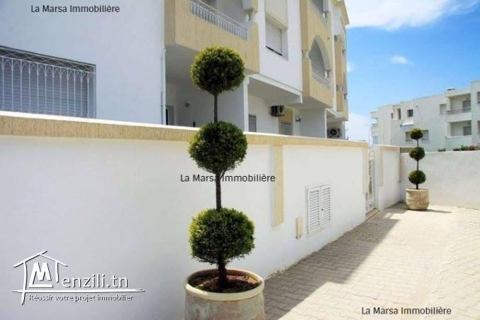 A Louer appartement s1 de 100 m² au RDC à La Marsa