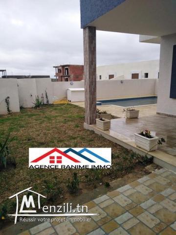 Villa à la mer d’el haouaria cap bon meublé