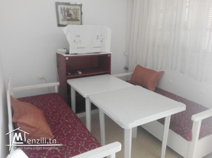 A louer Studio à El Merazka (Hammamet Nord) pendant l'été