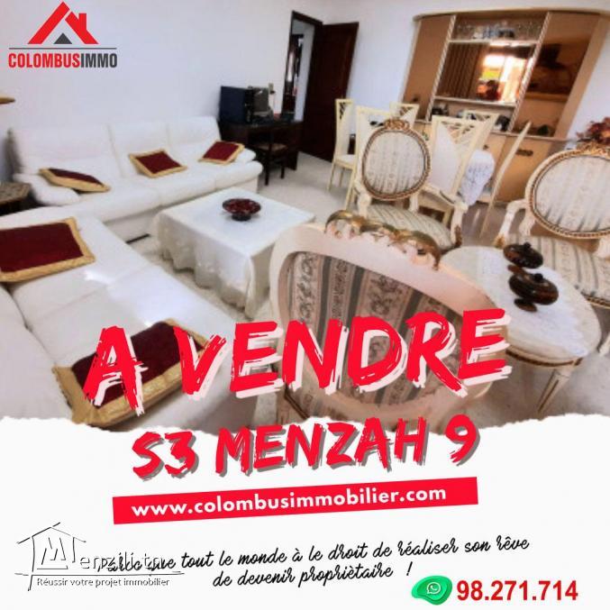 Appartement au réez de chaussé à Menzah9
