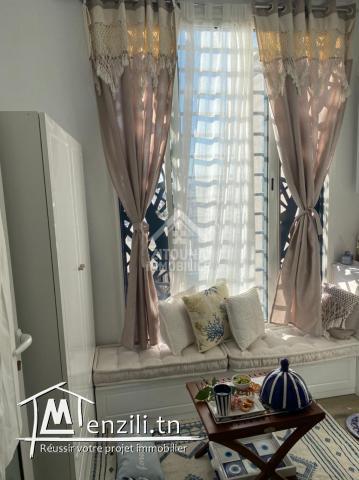 un coquet appartement s+1 fraîchement meublé à cité Essalama