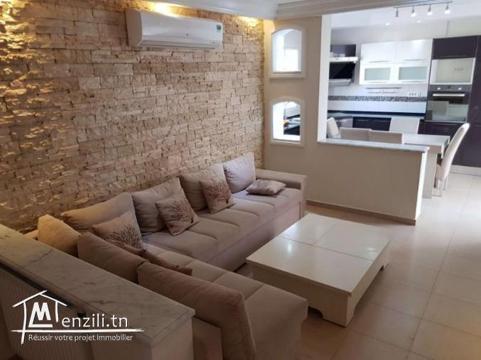 A louer un bel appartement meublé à La Marsa Ville