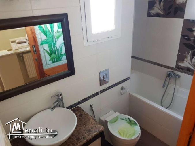 A louer un bel appartement meublé à La Marsa Ville
