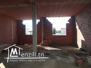 للبيع منزل في طورالبناء في شط القبلي الهواريه