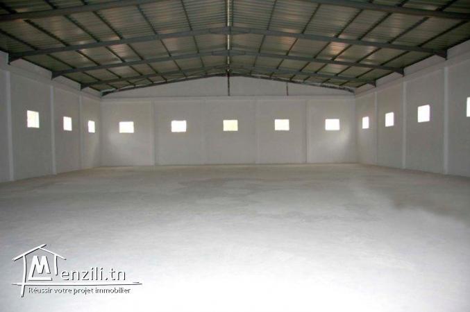 locale Industriel a vendre ou a louer a El ghzela Mateur