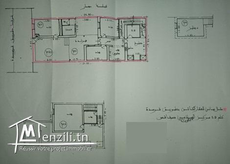 Vente Villa à Sfax Rue Gremda 5Km markez Sallemi