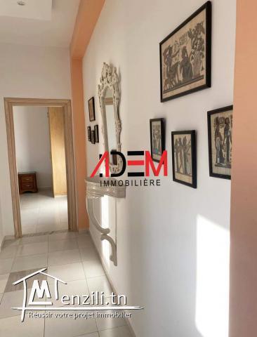 Etage de villa à Khzema meublé