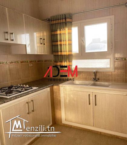 Etage de villa à Khzema meublé