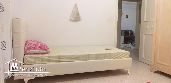 A vendre S+ 2  avec meubles à ENNASR 2 (Ave Hédi Nouira)