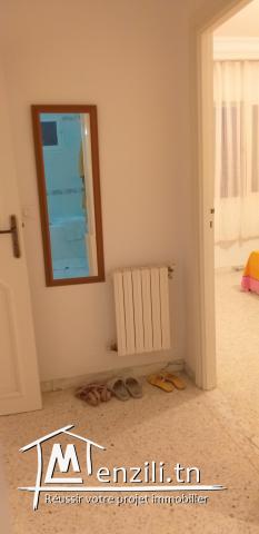 A vendre S+ 2  avec meubles à ENNASR 2 (Ave Hédi Nouira)