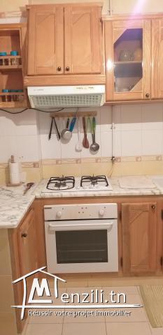 A vendre S+ 2  avec meubles à ENNASR 2 (Ave Hédi Nouira)