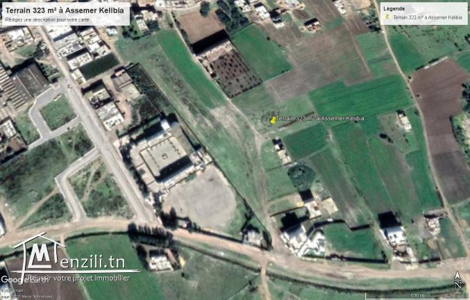 VT574:Terrain d’habitation 323 m² à Assemer Kelibia