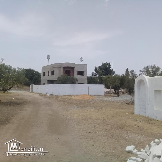 Villa inachevee Style American a Barraket Sahel Hammamet