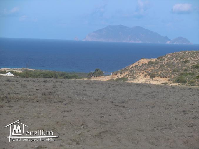 1200m² sur une coline vu panoramique  a la plage