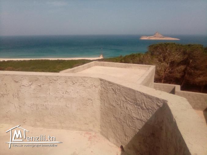 Villa à rafraf plage lehmeri forêt