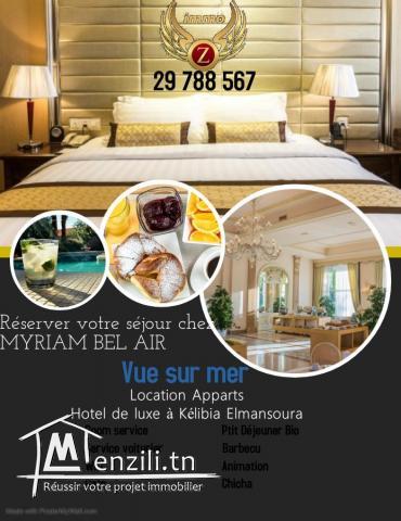 réservation séjour chez MYRIAM à kélibia Elmansoura