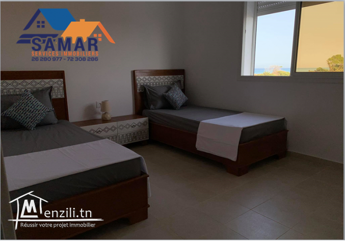 appartement B s+2 de luxe a plage ezzahra hammem lghzez