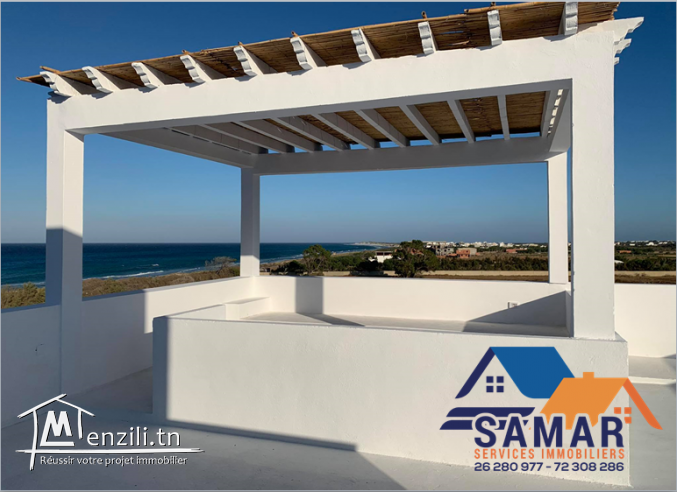 appartement B s+2 de luxe a plage ezzahra hammem lghzez