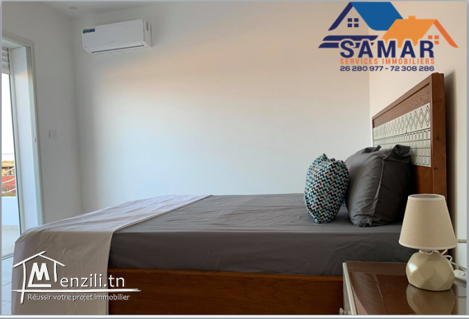 appartement B s+2 de luxe a plage ezzahra hammem lghzez