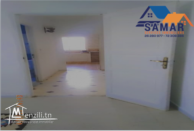 maison s+4 de 140 m² sur un terrain de 2000 m² a tamozrat kelibia