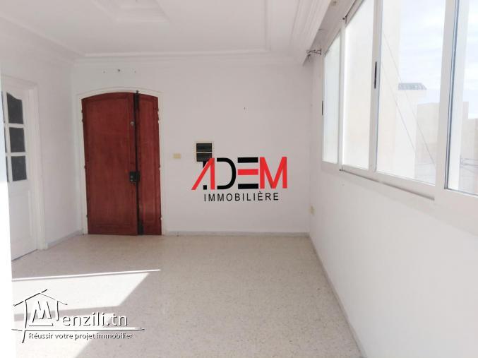 Spacieux étage de villa de type S4 à Khzema