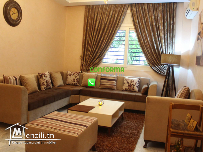 Appartement s+2 à louer par nuitée à manzah 7